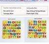Children’s Bilingual Arabic-Russian Educational Wooden Board: Numbers & Letters Toy