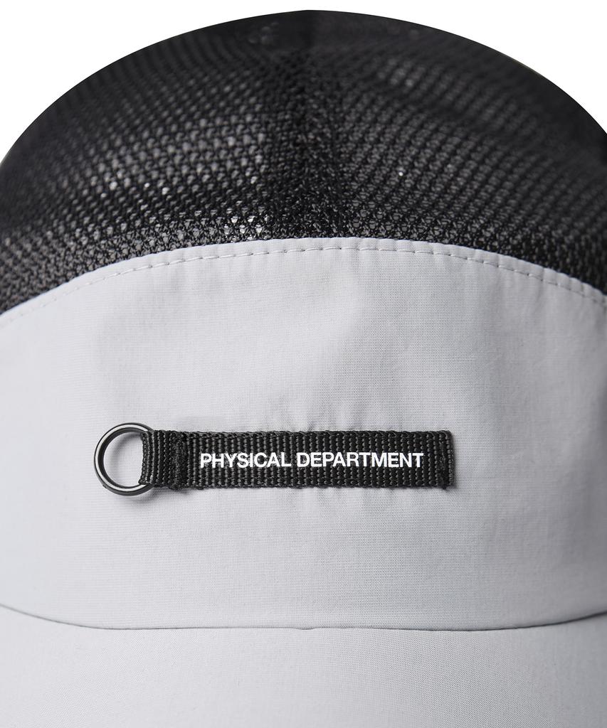 PHYSICAL DEPARTMENT Nylon Mesh Mix String Cap Light Grey
