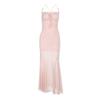 French Pure Desire Spice Girl Temperament Waist Suspender Dress Slim and Thin Design Pink Fishtail Hip Skirt