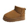 thick-soled snow boots women's winter velvet thickened Northeast cotton shoes 2025 new one-pedal and ankle bread cotton shoes