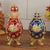 Vintage Automatic Toothpick Holder Creative Crown Castle Design Three Legged Toothpick Organizer for Home Restaurant