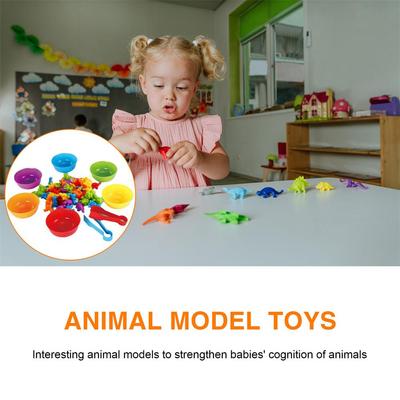 Counting Dinosaurs Toys Matching Games For Kids With 2 Toys Age Learning 3 Years 4 Bowls Sortin N1F7