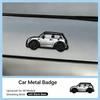 For MINI Cooper Metal Car Badge 3D Shaped Emblem Decal Universal for All MINI Models Waterproof Exterior Decoration