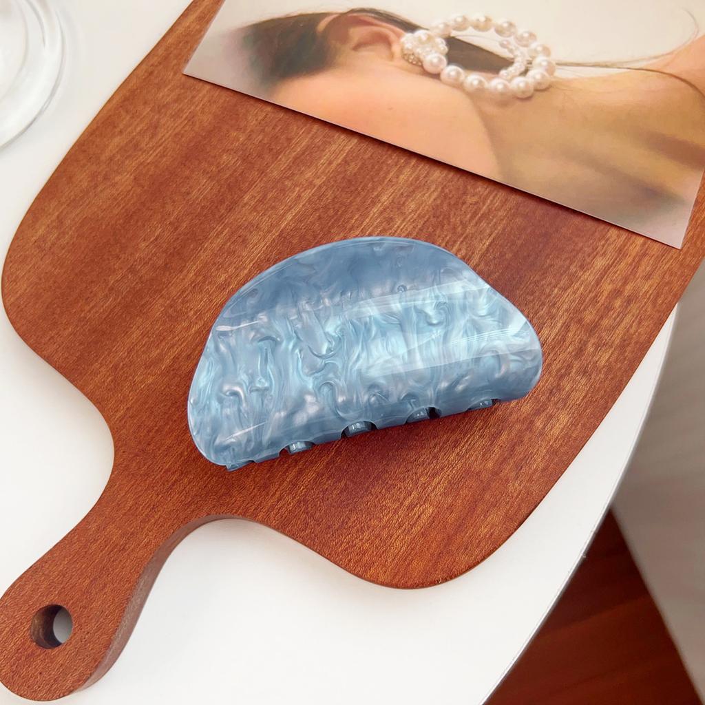 Korean Acrylic Hair Clip for Women Marble Texture Hair Claws Clips Trendy Girl Hairpin Korean Hair Accessories Headwear