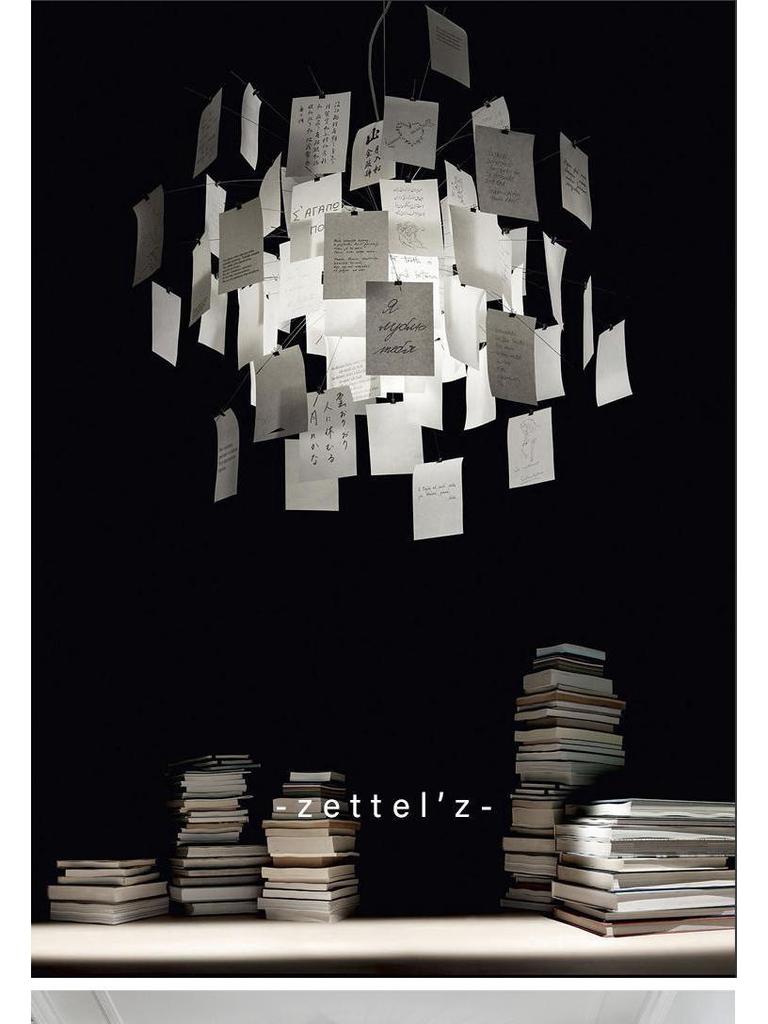 2022 ZettelDIY Photo Album Chandelier: Creative Designer Lighting for Living Room and Bedroom