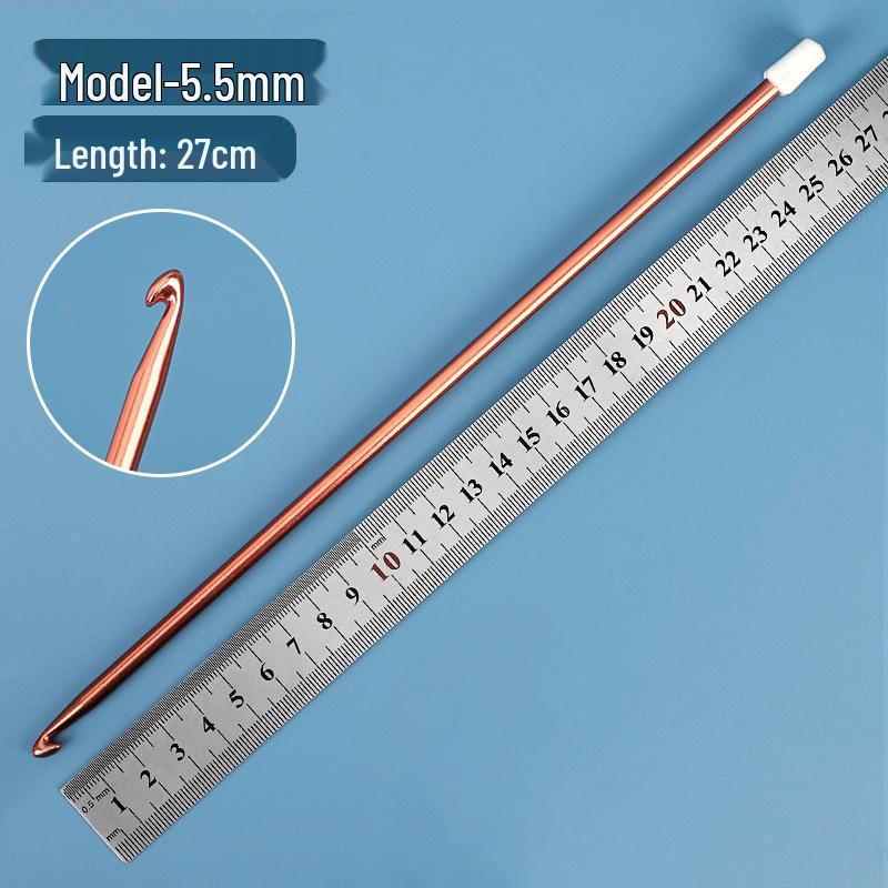 Afghanistan Handmade Aluminum Crochet & Knitting Needle Set with Wool Yarn
