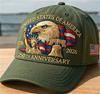 Eagle United States 250th Anniversary Hat Adjustable Printed Baseball Cap Outdoor Casual Hats Gifts GZW
