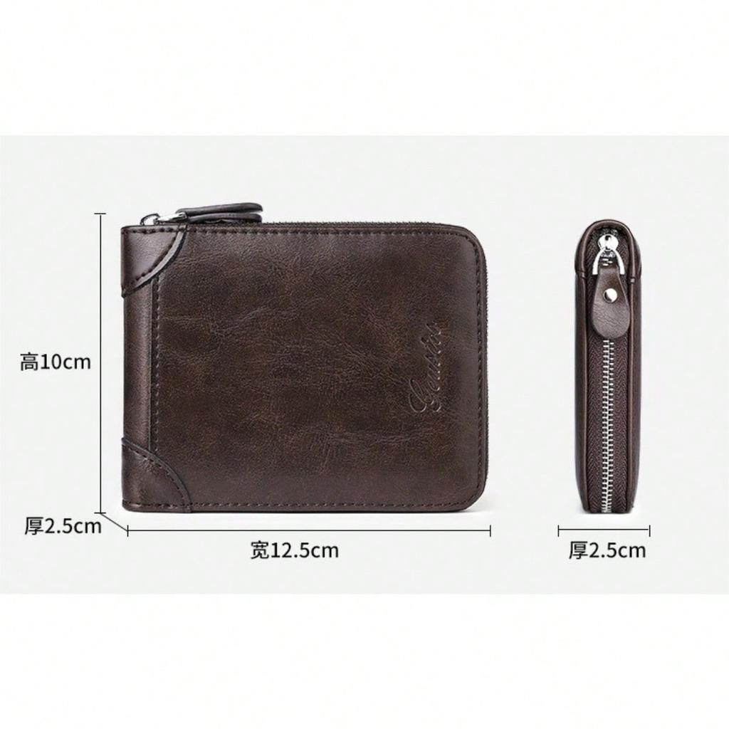 New Men's Wallet Fashion Casual Wallet Short Wallet