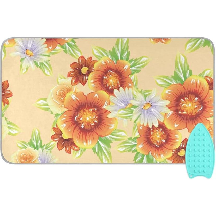 Ironing Mat Portable Ironing Pad Ironing Blanket for Table Top Heat Resistance Double-Side Using Travel Large 47.2 x 27.6 Inch Foldable Lightweight