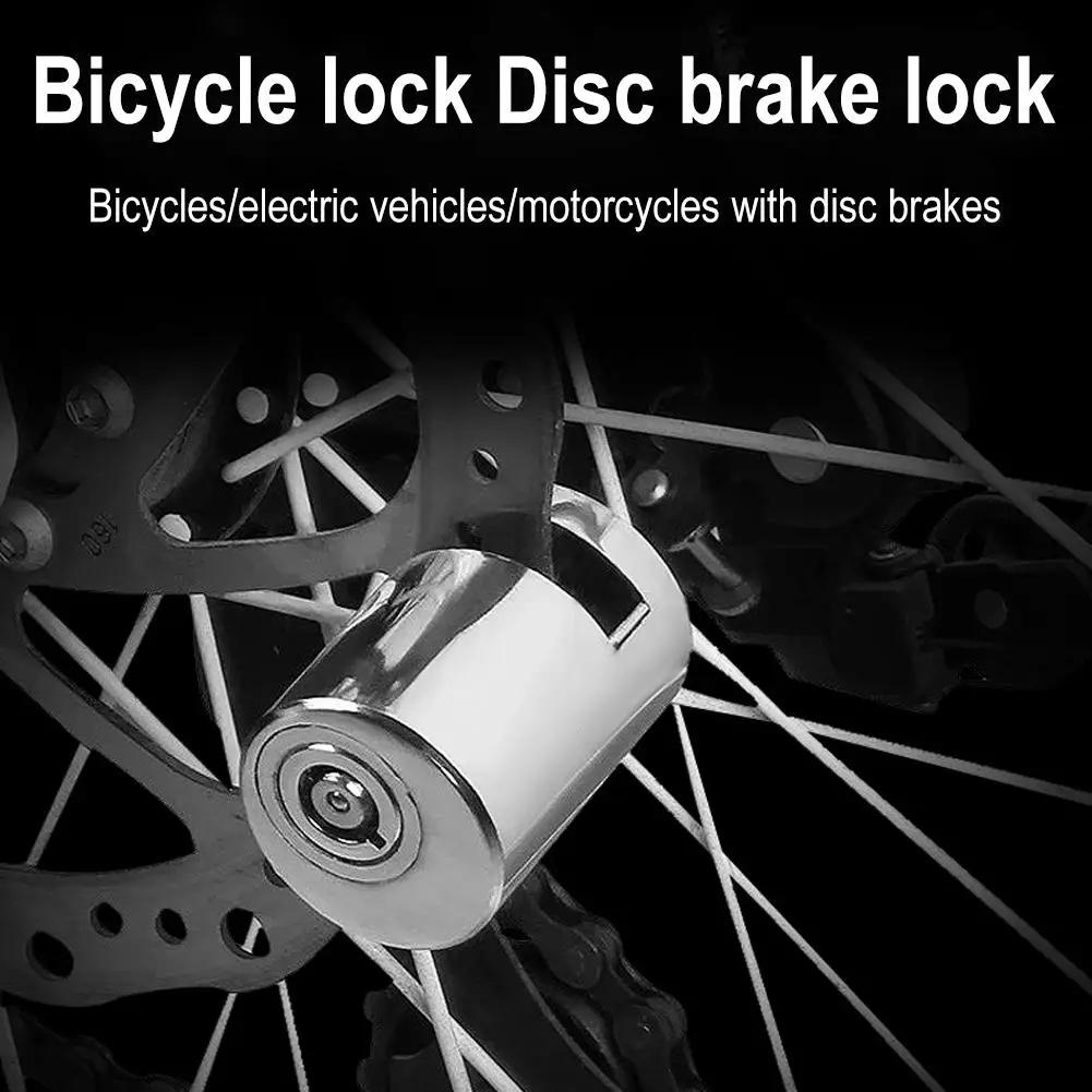 

MOFOX Bike Disc Brake Lock Alloy Steel Electric Bike Motorcycle Bicycle Security Anti-Theft Lock Silver