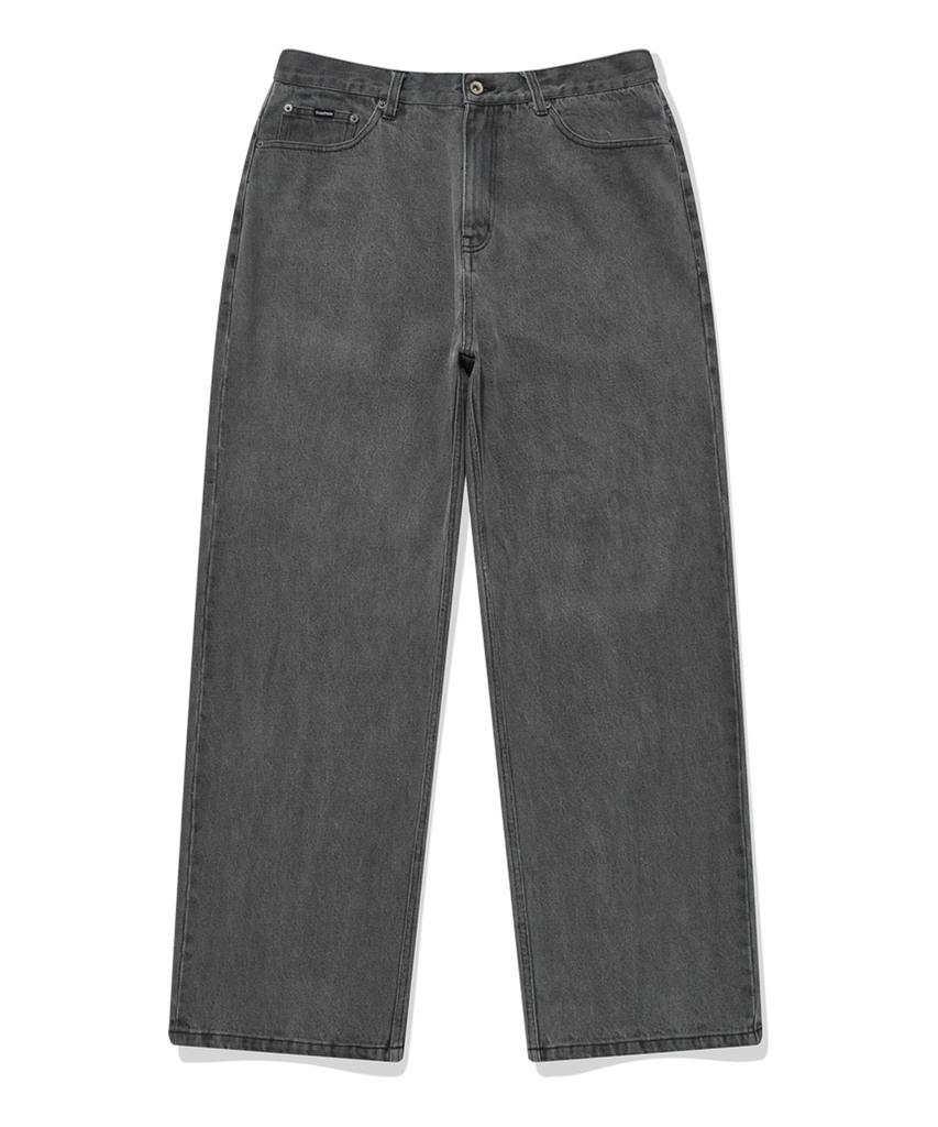 SAINTPAIN Sp Wide Bio-Washed Denim Pants - Grey Blue