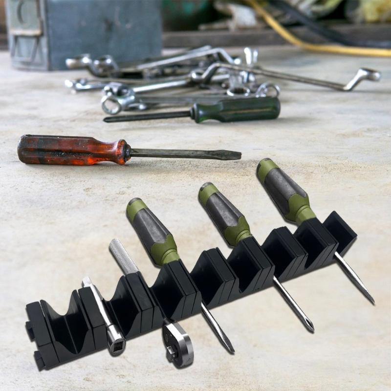 Magnetic Screwdriver Organizer Rack Heavy Duty Screwdriver Holder Organizer Tool Holder Storage Holder for Screwdrivers