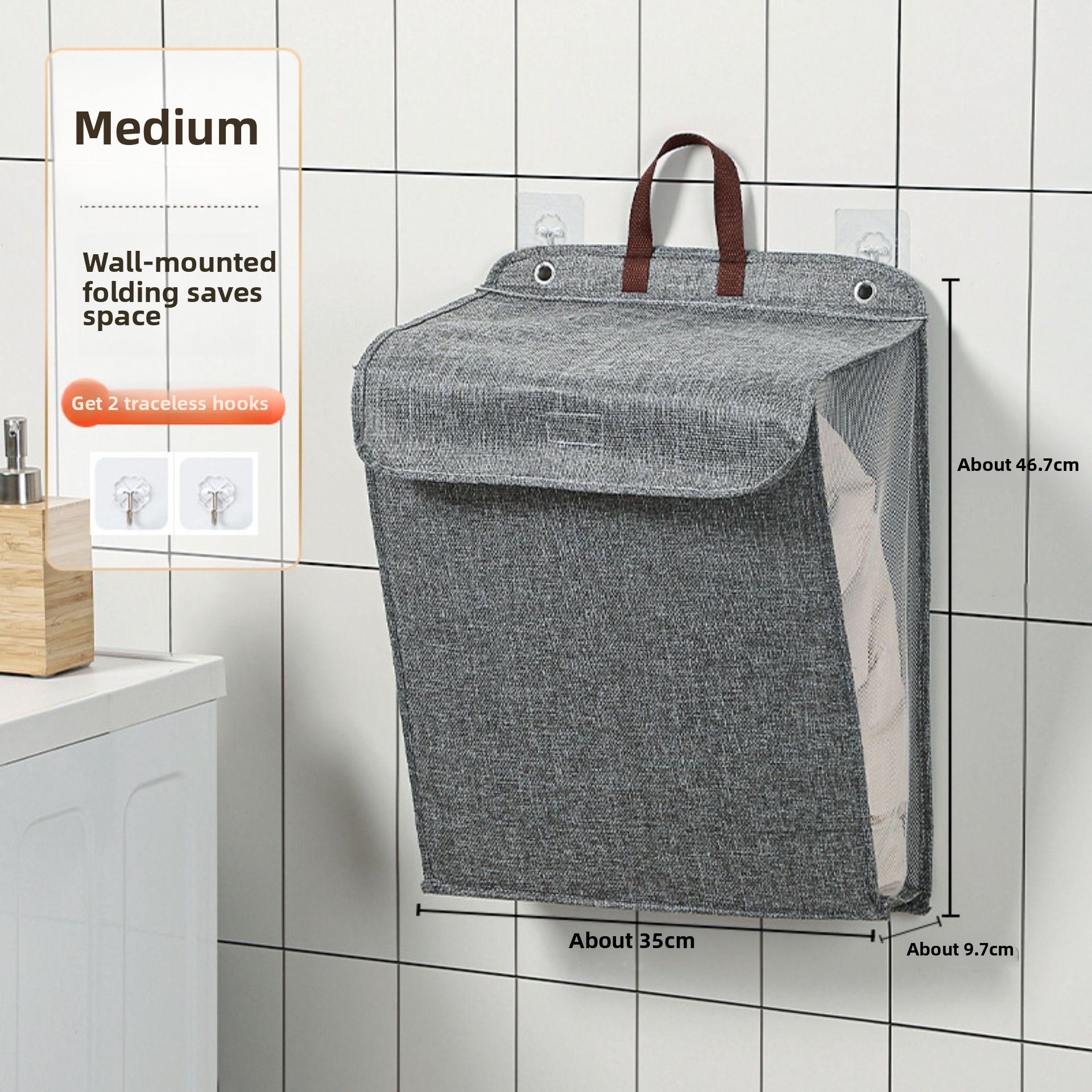 

Складной ванный большой вместимости водонепроницаемый ящик для хранения одежды для ванной medium серый