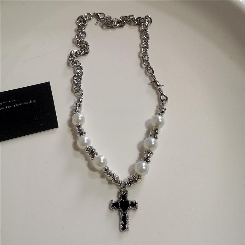 

Star Cross Pendant Necklaces for Women Men Charm Necklace Grunge Punk Fashion Jewelry