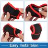 A ABSOPRO Gear Shift Knob Cover Decoration 11x5.5cm/4.33"x2.17" Stick Shift Handle Protector Suede Red 1pc
