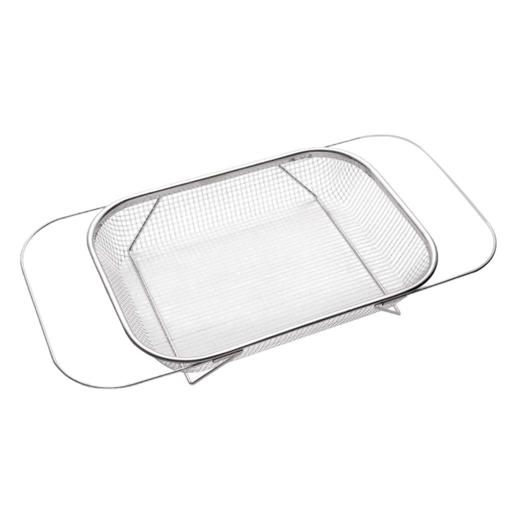 Stainless Steel Sink  Basket; Kitchen Sink Telescopic Vegetable Wash Basin Rack; Multi-functional Tableware Bowl Chopsticks  Rack
