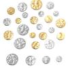 Stainless Steel Rippled Relief Beads for DIY Necklace Jewelry (6-12mm)