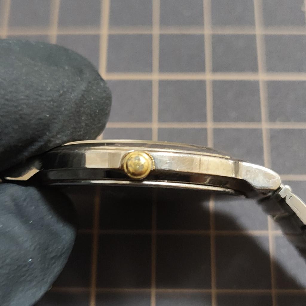 SEIKO GALAXY Round Check New Management Code K26 [Working Condition] V701-1K10 Watch, Working, Dial, Battery