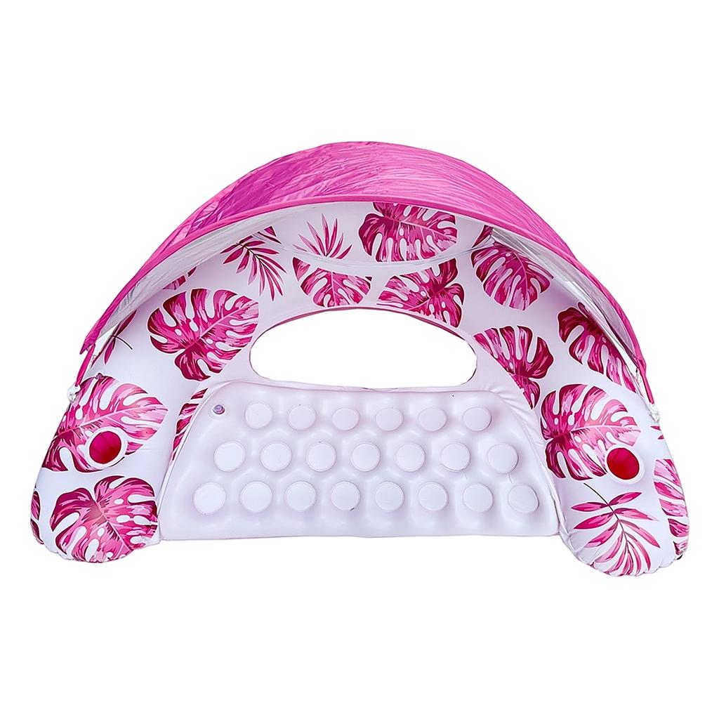 Foldable Double-person Round Hole Leaf Float Inflatable Water Bed Water Play Toy Water Float