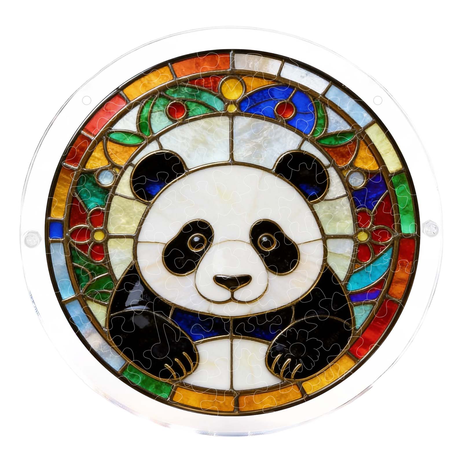 

Acrylic Puzzle Toy Suncatcher Window Hanging One Size