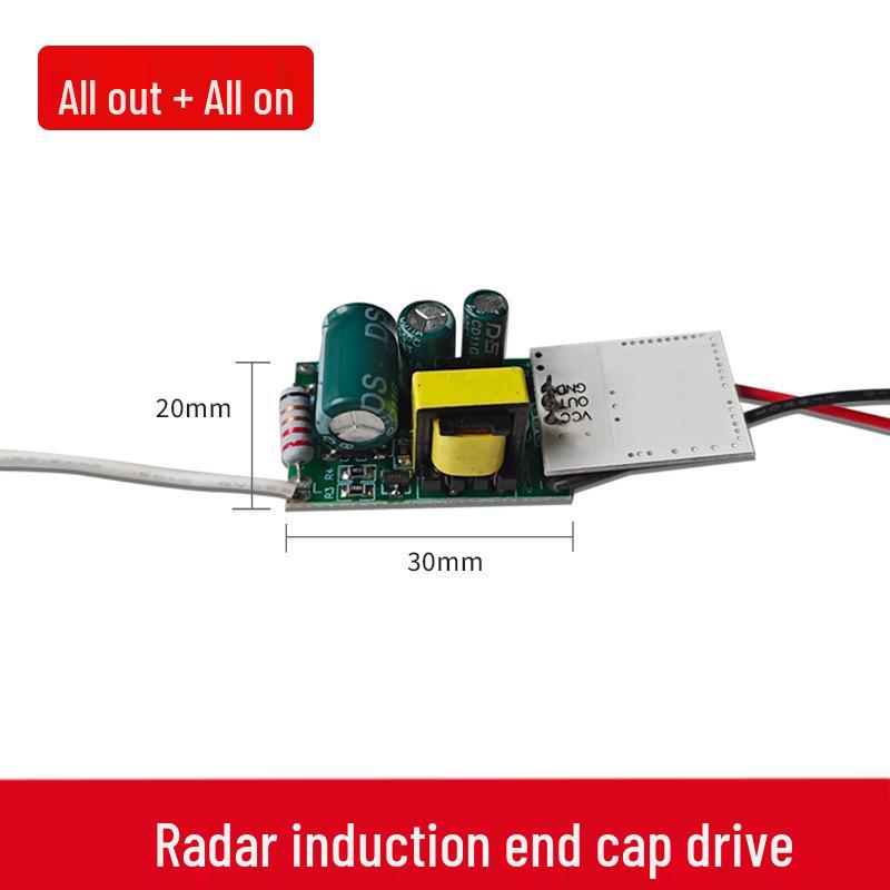 

5.8G Human Body Induction LED T8 Tube with Bright Radar Sensor Driver & End Cap
