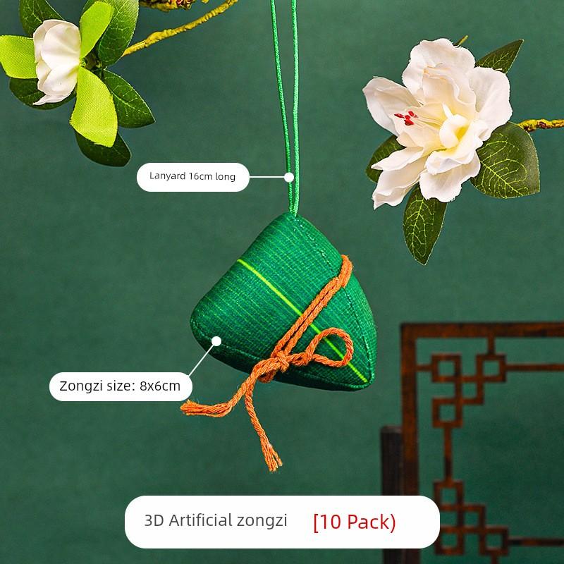 Dragon Boat Festival Sachet Perfume Bag Finished Mosquito Repellent Argy Wormwood Small Pendant Zongzi Handmade DIY Material Package Pouch Decorations