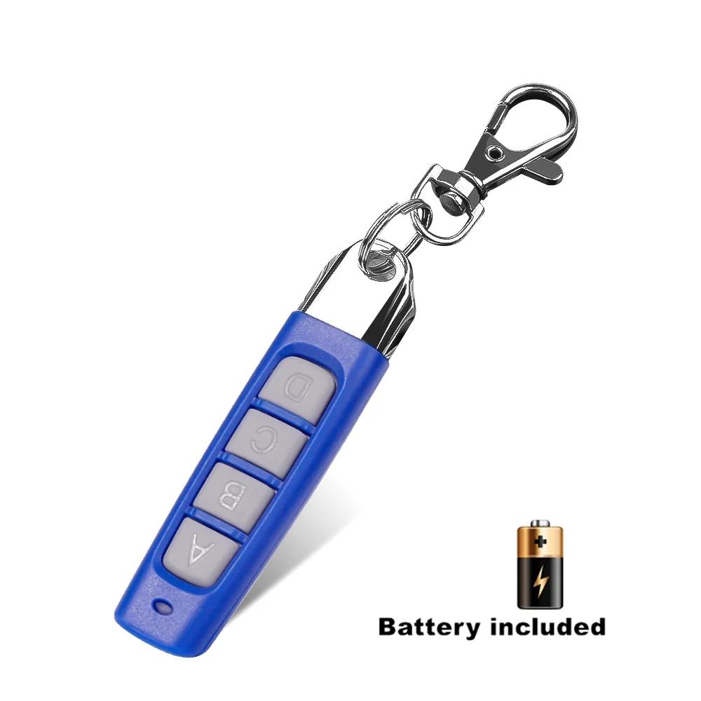 433MHz 4CH Remote Control Car Key Garage Door Gate Opener Remote Control Duplicator Clone Cloning Code 4-Button Transmitter