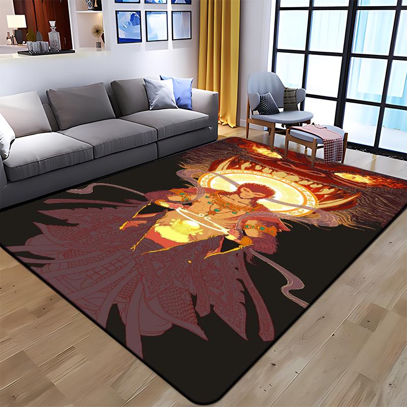 Sun WuKong Monkey King Printed Carpet for Living Room Large Area Rug Soft Mat E-sports Chair Carpets Alfombra Gifts Dropshopping
