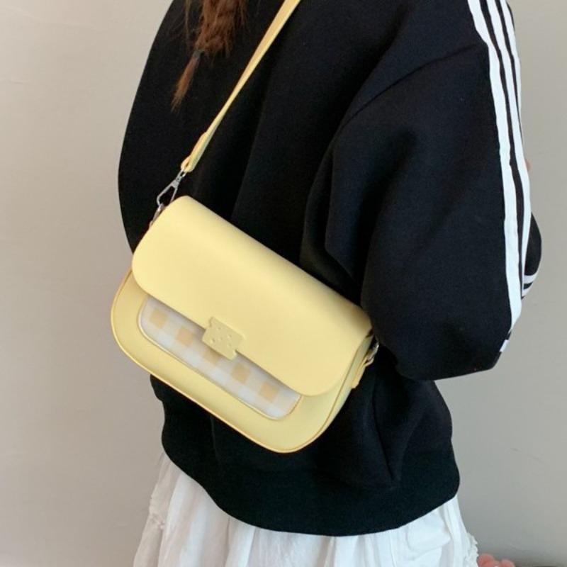 Fashion Casual Style Bag Women's Summer New High-value Versatile Single Shoulder Crossbody Hand Carry Small Square Bag
