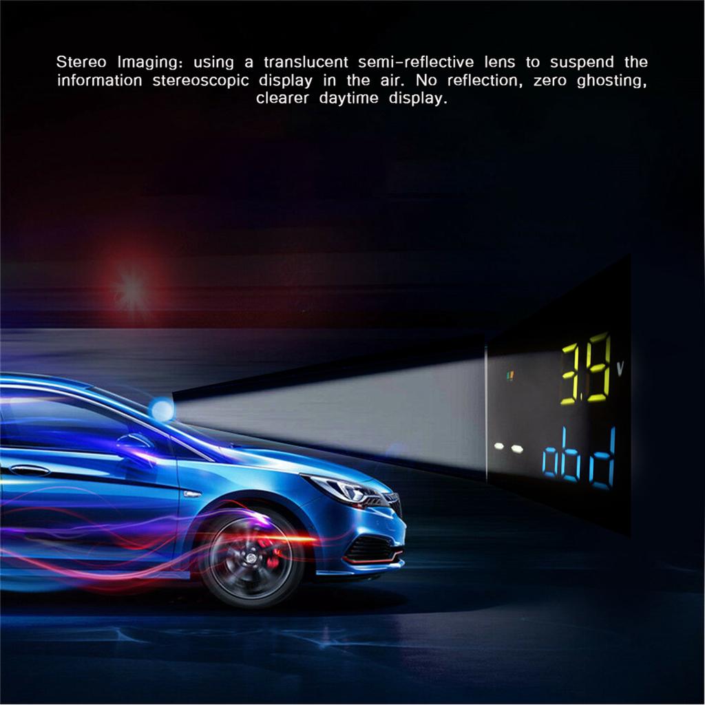 Large Screen Head Up Display Suitable for OBD and GPS Dual System Car Head Up Display(11V 18V)