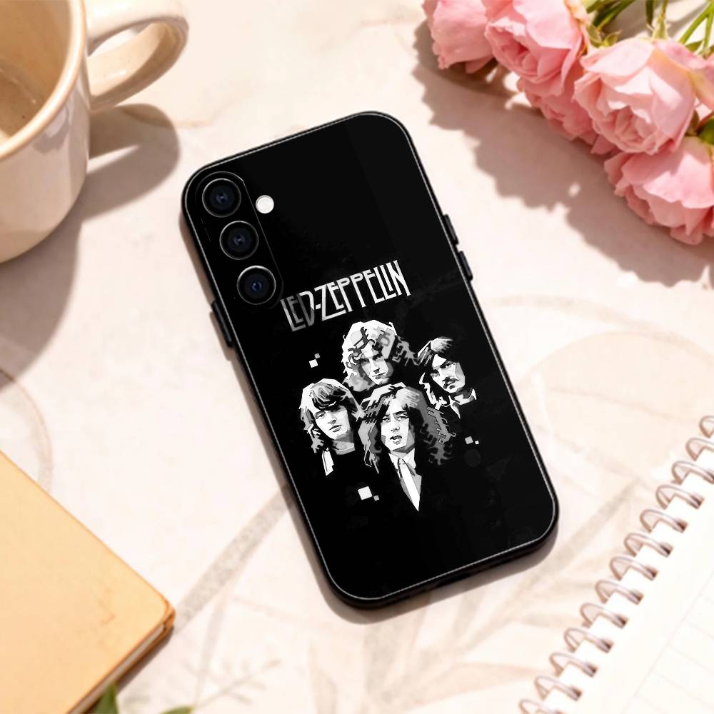 Cool L-Led Zeppelin Band   Phone Case For Samsung Galaxy A73,A72,A71,A70,A53,A52,A51,Others Soft Black Shell