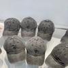 Cross Hat Washing Denim Made Old Baseball Hat Women Soft Top Retro American Smoke Gray Baseball Cap Men