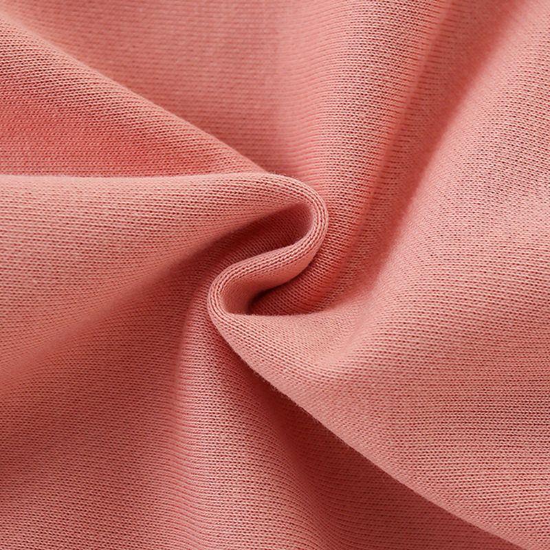 Girls' Sweatshirt, New Autumn Style, European and American Children's Pink Fox Long-Sleeved Bottoming Shirt, Beautiful and Cute Little Girl's Top