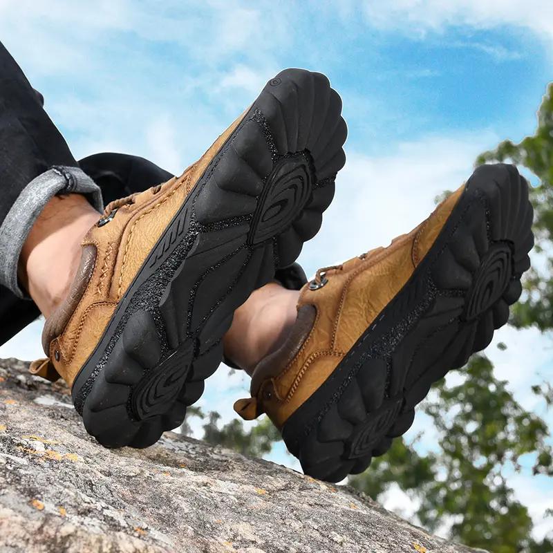 Мужские ботинки из коровьей кожи — фото 6