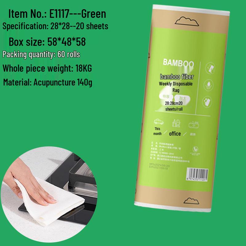 Niekłaczące się ściereczki kuchenne do podwójnego użytku - Niechłonne, łatwe do czyszczenia, naturalny kolor pulpy drzewnej.