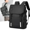 Men's Cross-Border Business Backpack - Large Capacity Travel and Outdoor Bag with Casual Printed Logo