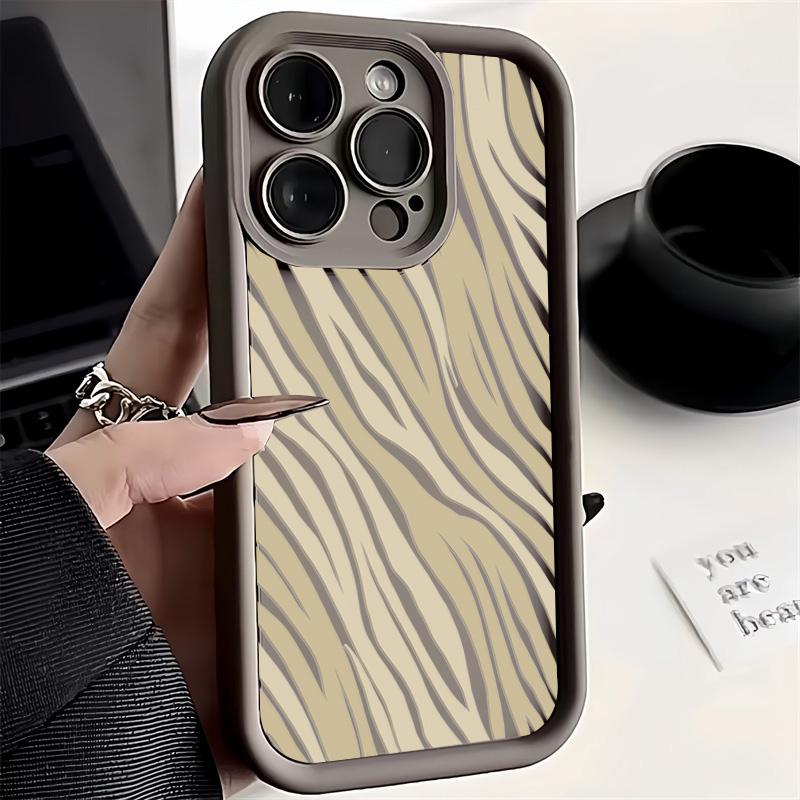 Zebra Striped Pattern Silicone Case For Xiaomi Redmi 12C 13C 4G Note 12 13 11 Pro Plus 5G Cases Redmi Note 12S 10 11S 10S Cover