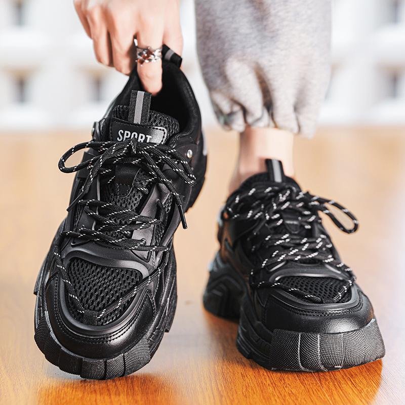 Fashion Hot Style Men's Casual Shoes Trendy All-match Mens Anti-slip Wear-resistant Shoes Mens Thick Bottom Shoe Fashion Men Casual Shoe