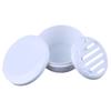 Portable Round Soap Dishes Container Leakproof Plastic Drain Soap Holder with Lid for Outdoor Hiking Camping Gym Travel