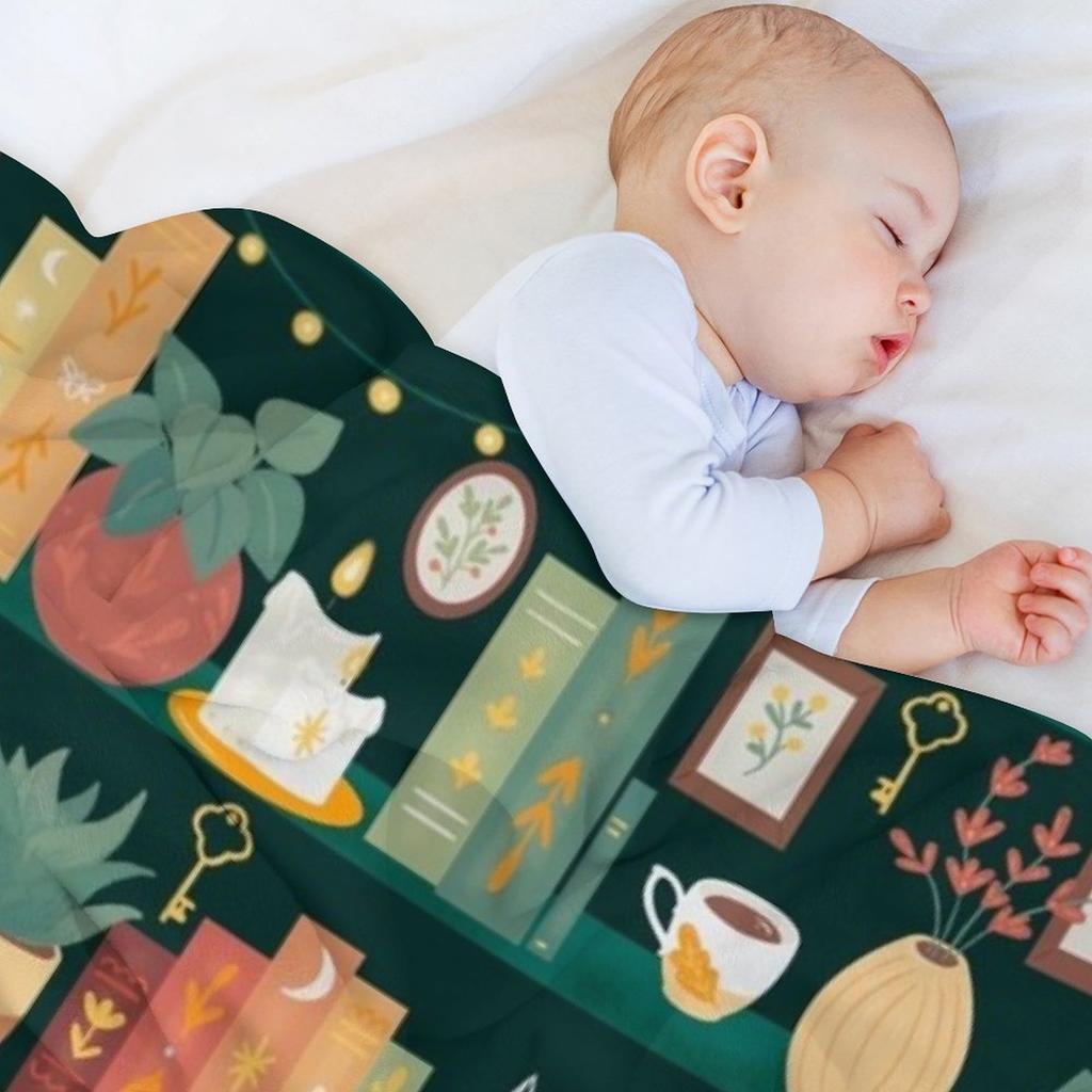 Hygge Library Throw Blanket Summer Beddings Bed Fashionable Luxury Designer Decorative Throw Blankets