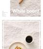 3D Stone Pattern Background Board for Black & White Food Photography - High-Grade Slate Feel