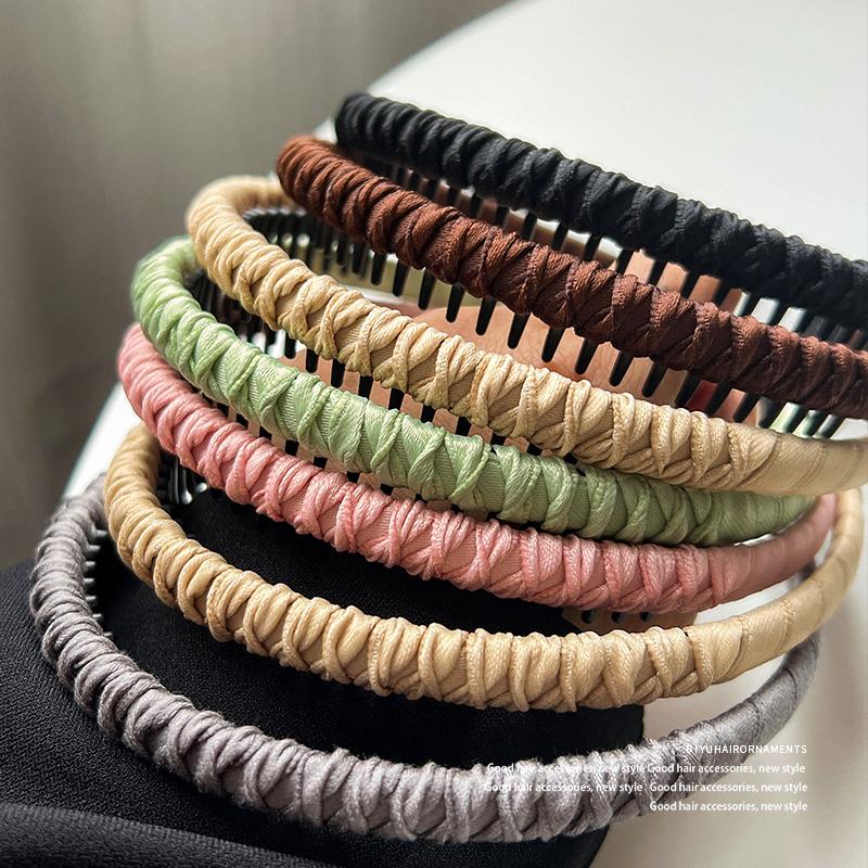 Hairband Headband for Women, Non-slip Hair Pressing and Face Washing, Special for Hair Tidying, Fashionable Headdress with Teeth