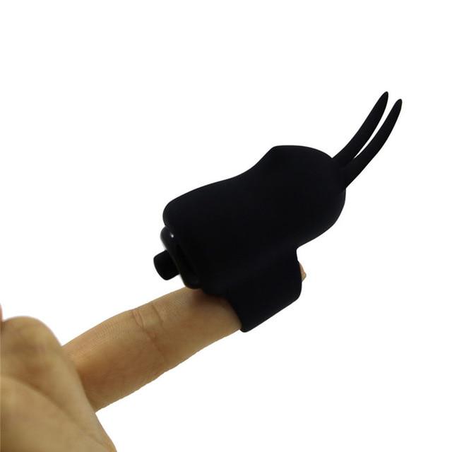 Finger Sleeve Vibrator Strong Vibrating Vagina Clitoris G Point Waterproof Vibrator Adult Stimulator