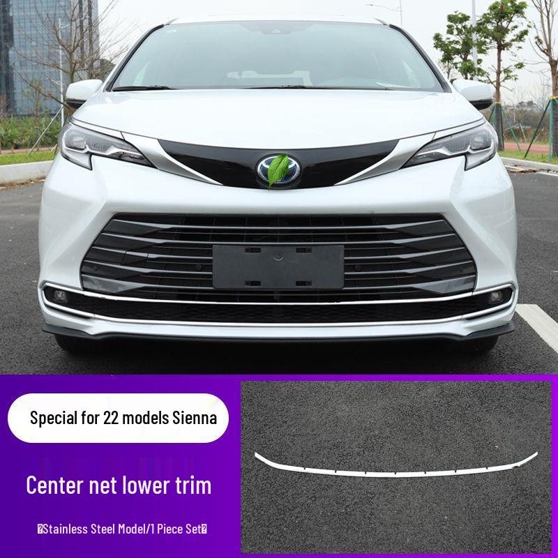 Toyota Sienna 23-24 Front Grille Trim Strips - Decorative Exterior Modification Parts