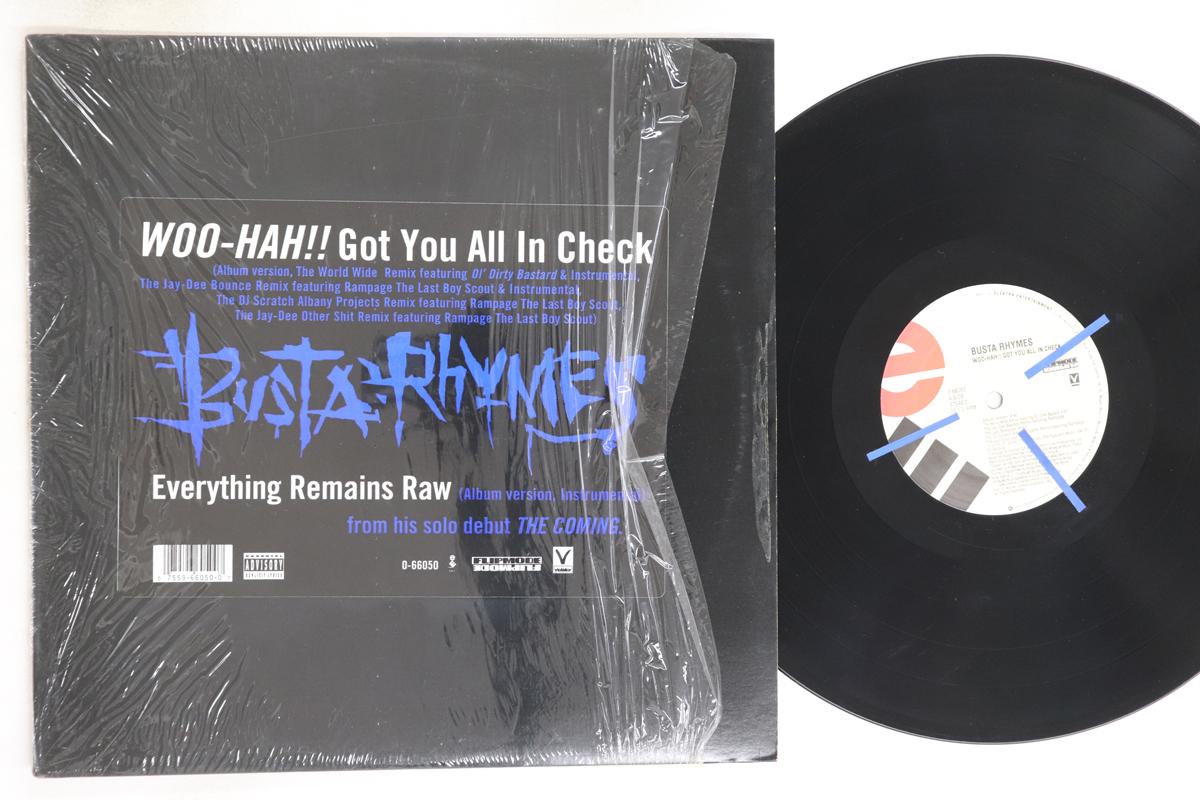 

12inch Record BUSTA RHYMES - Woo-Hah!! Got You All In Check 066050 Elektra 1996 US Rap & Hip-Hop/R&B Used