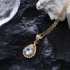 Fashionable Heart Titanium Steel Necklace: Women's Clavicle Chain, Hip Hop Style, Niche Design.