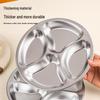 Aomeiyou 304 Edelstahl geteilte Meal Prep Platte