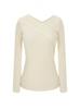 TVIEW Shoulder Cross Slim V-Neck Knit_V6A-Ckn011