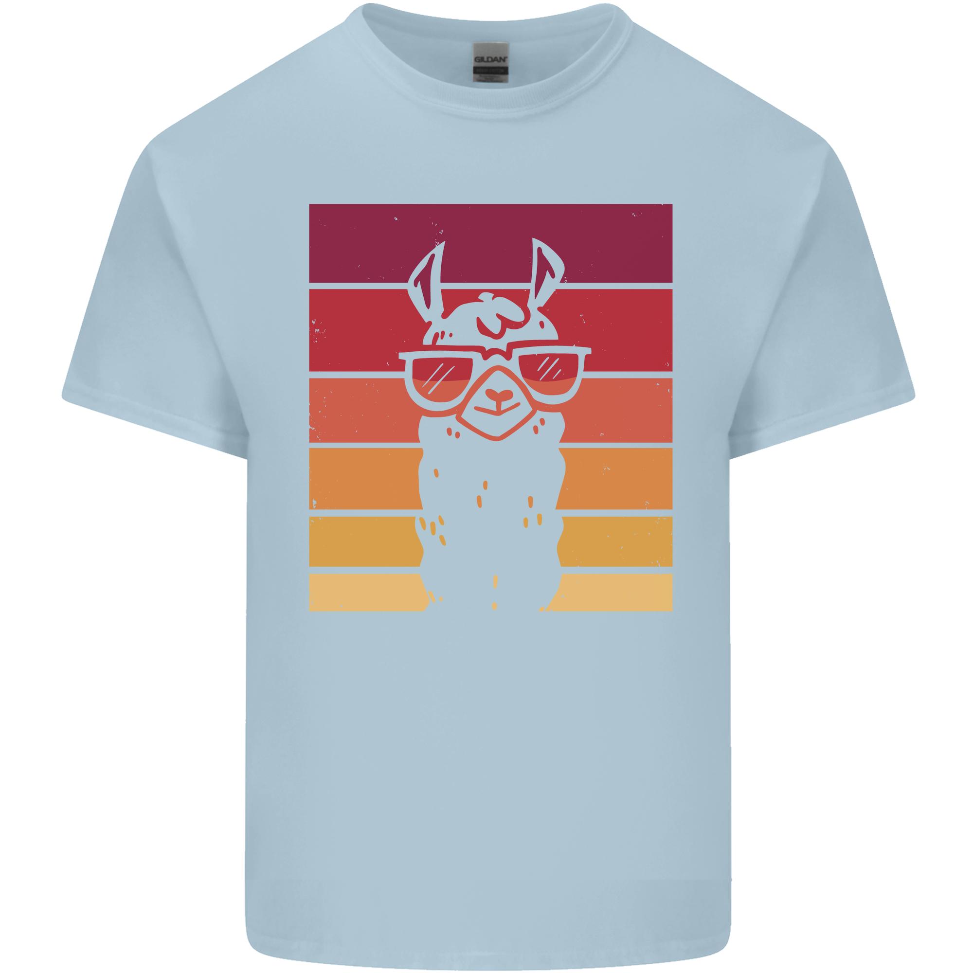 A Llama Wearing Shades Unisexs Light Cotton TShirt S