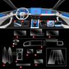 For VW Tiguan L Pro 2024-Pre Car Interior Center Console Transparent TPU Protective Film Anti-scratch Repair Film Accessories